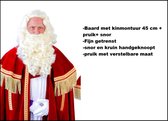 TV-Sint baardstel Sint-Nicolaas kanekalon - verstelbaar - Sint en Piet 5 december thema feest luxe baardstel