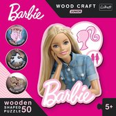 Trefl - Puzzles - "Wood Craft Junior" - Beautiful Barbie / Mattel, Barbie_FSC Mix 70%