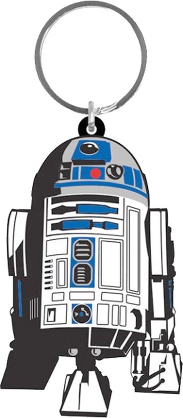 Disney Star Wars R2-D2 - Pyramid International - Sleutelhanger - Keychain 6 Cm Wit