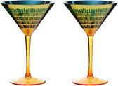 Artland set van 2 cocktail glazen uit de serie Fiesta 30 CL
