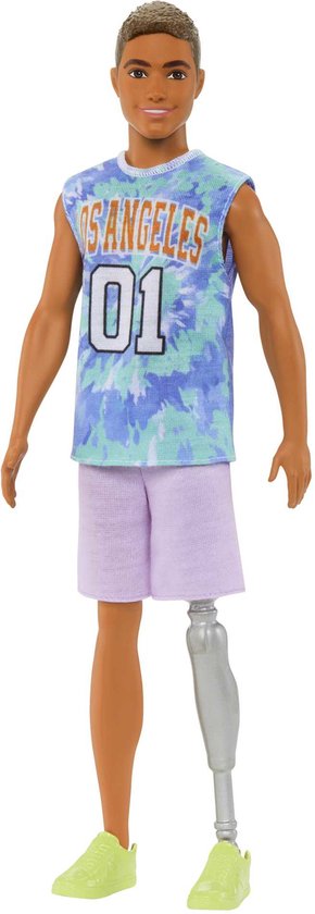 Barbie Fashionistas - Ken Pop - Met tie-dye Los Angeles shirt