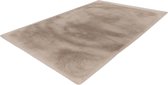 Lalee Heaven - Vloerkleed - Tapijt – Karpet - Hoogpolig - Superzacht - Fluffy - Shiny- Silk look- rabbit- 120x170 cm licht taupe