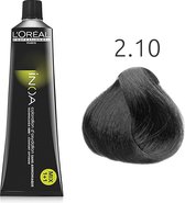L'Oréal - INOA - 2.10 Intens Donker As Bruin Zwart - 60 gr