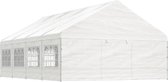 The Living Store Partytent - 8.92 x 5.88 x 3.75 m - Bescherming tegen zon - regen en wind - Praktisch ontwerp - PE materiaal - Stalen frame