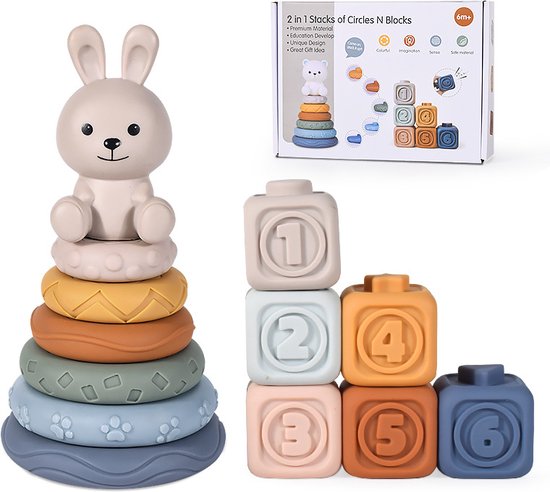 Baby Stapeltoren Pastel online kopen? | Speelgoed