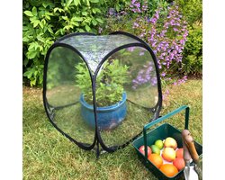 GardenSkill Mini Kweekkas PVC 50x50cm | Kleine Foliekas Tuinkas voor Planten, Bloemen, Zaailingen | Tomaten Kas Plantenkas Cloche voor Gewasbescherming, Potplanten, Verhoogde Bedden, Moestuinbedden