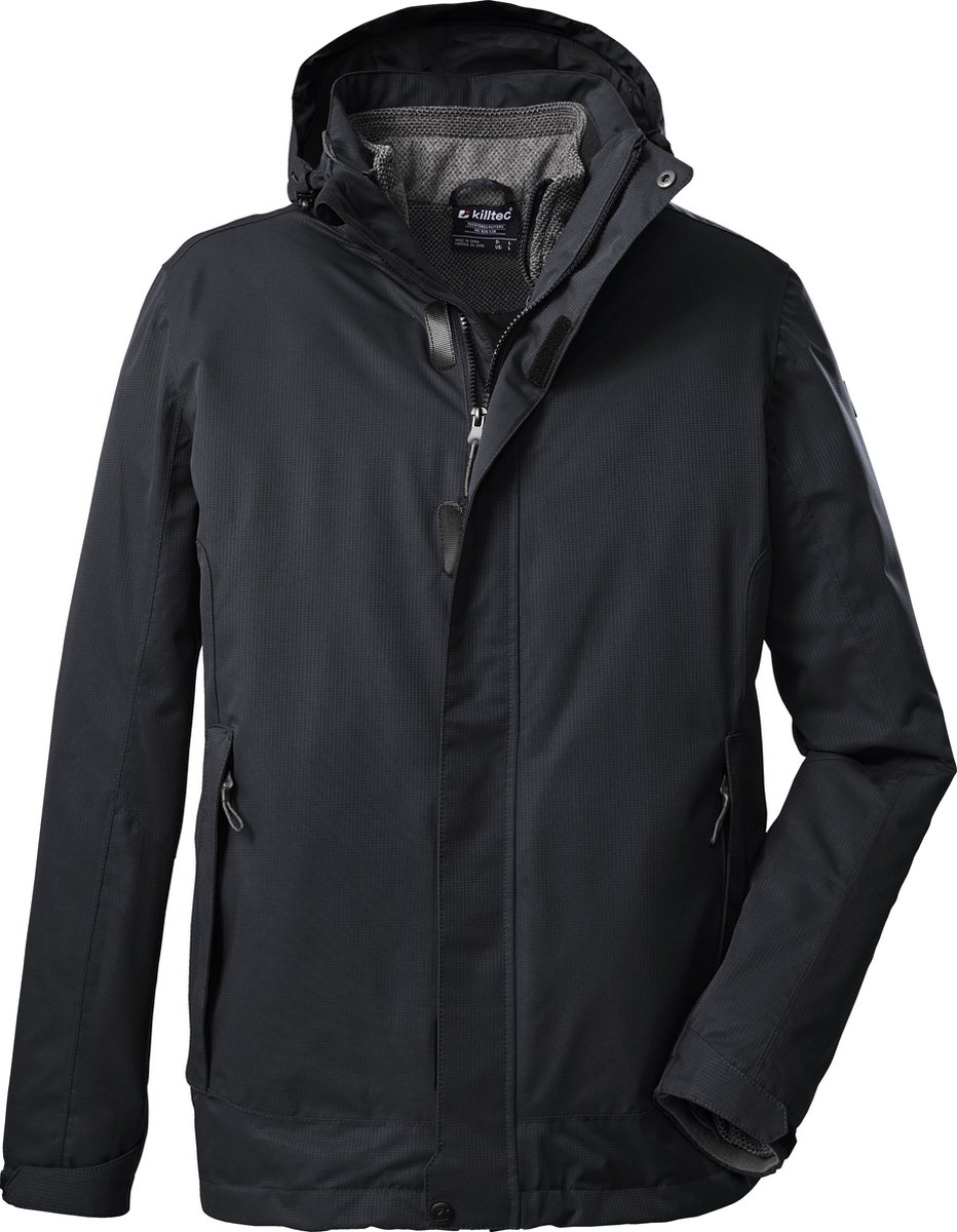 Killtec KOW 167 Men Jacket Winterjas Heren Zwart