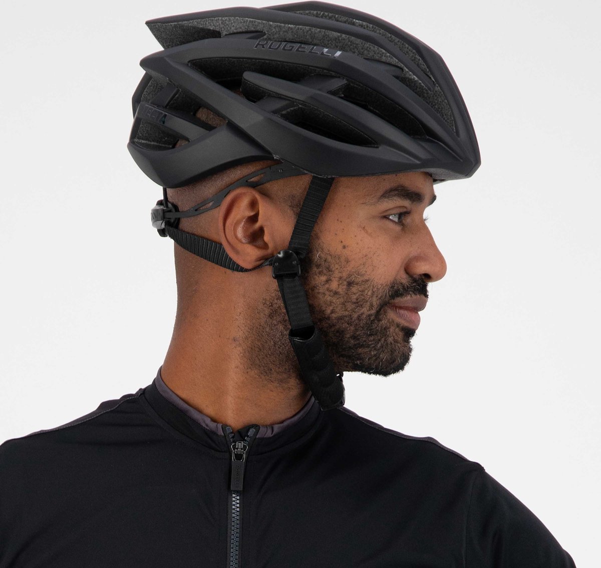 Rogelli Tecta Fietshelm - Sporthelm - Helm Volwassenen - Zwart - Maat L/XL - 58-62 cm