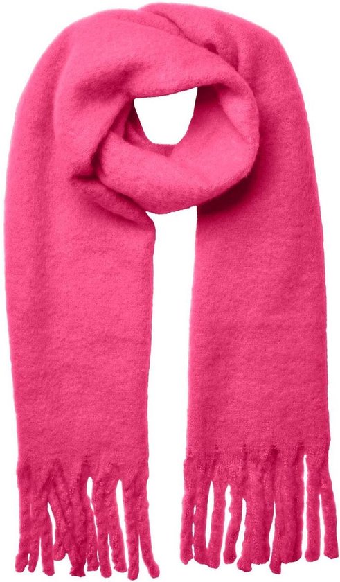 Sjaal (fashion) Pcnikita Long Scarf Noos Bc 17141073 Shocking Pink