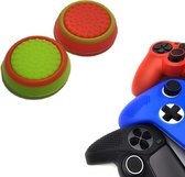 Gadgetpoint | Gaming Thumbgrips | Performance Antislip Thumbsticks | Joystick Cap Thumb Grips | Accessoires geschikt voor Playstation PS4 PS5 & Xbox & Nintendo Pro Controller | Groen en Rood | Vaderdag Cadeau
