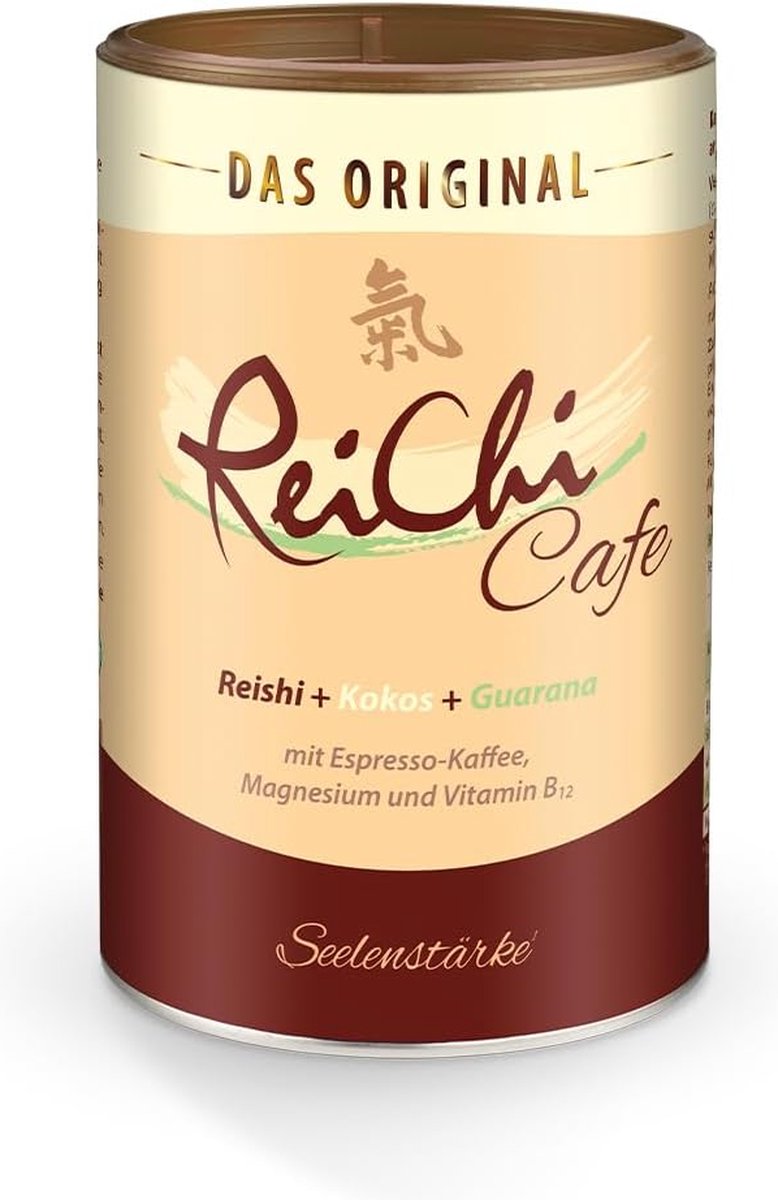 ReiChi Cafe 180 g - Romig genieten met Reishi-paddenstoel, koffie en kokos