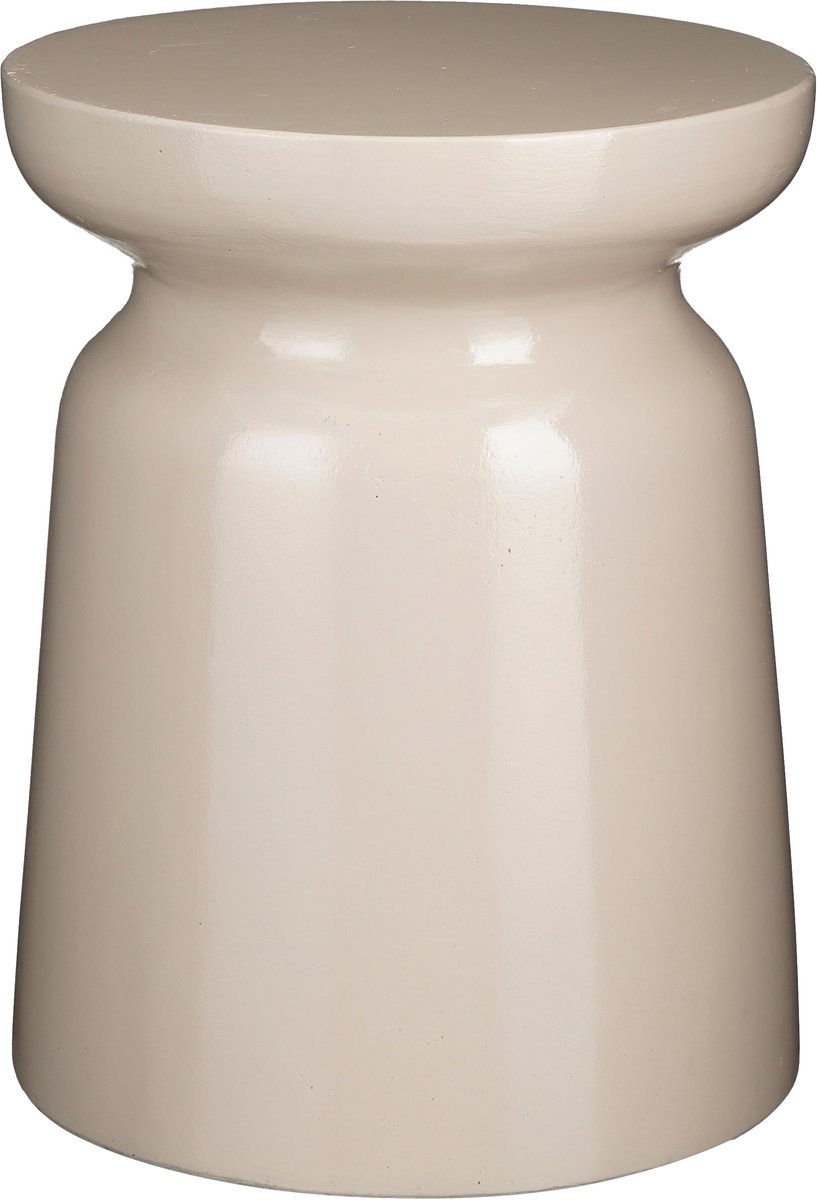 Mica Decorations Stage Bijzettafel - H45 x Ø35 cm - Cement - Beige