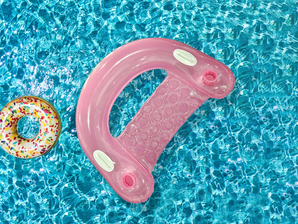 Zwembad floater - roze - sofa - fauteuil - zwemring - ligstoel - zwembadaccessoire - zwembadspeelgoed - luchtbed - strandstoel - chillen - vakantie musthave