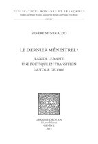 Publications Romanes et Françaises - Le dernier ménestrel ?