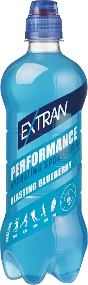 Goedkoopste Extran | Performance | Blueberry | Petfles | 6 × 50 cl
