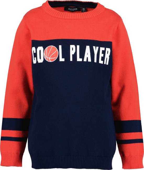 Blue Seven-boys knitted pullover-Tomato - Maat 110