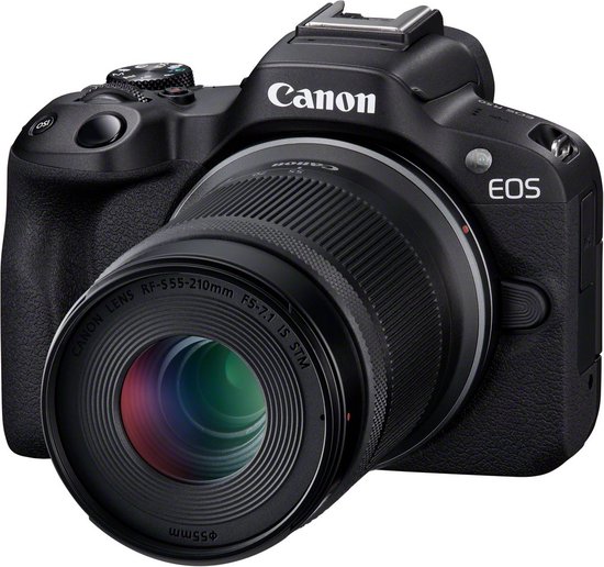 Canon systeemcamera EOS R50 ZWART + RF-S Standaardlens 18 - 45 mm IS STM +  RF-S... | bol