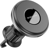 MagSafe 7,5W autohouder ventilatieroosterhouder, Borofone - zwart
