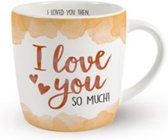 Valentijn - Koffie - Valentijn - Mok - I love you - lint: "Speciaal voor jou" - Cadeauverpakking met gekleurd lint