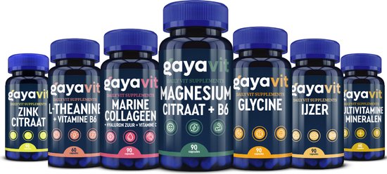 Magnesium Citraat + Vit B6 - 270 capsules - soepele en sterke spieren -  zenuwstelsel -... | bol.com