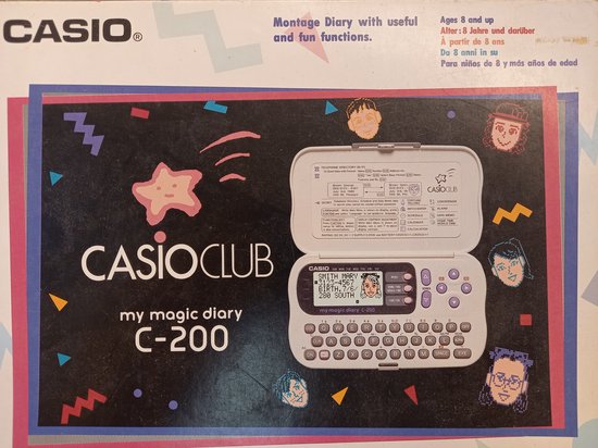 CASIO CLUB C-200 - Mon journal magique - Agenda électronique - Vintage | bol