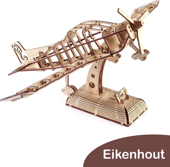 Tree D Puzzle Avion – Kit de modèle d'avion en bois de chêne – Puzzles 3D  d'avion pour... | bol