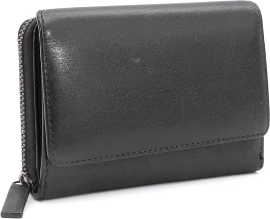 Bag2Bag Leren Wallet Portemonnee Unga Black