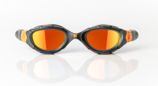 Zoggs Racer Titanium Zwembril Gespiegelde Zwembril Racer Titanium Lunettes Natation Zoggs Lunettes De Natation Zoggs Racer Titanium Verres En Titane Uniseks Volwassenen Zwembril Uniseks Racebril Comfort