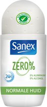 3x Sanex Deodorant Roller Zero% Normal Skin 50 ml