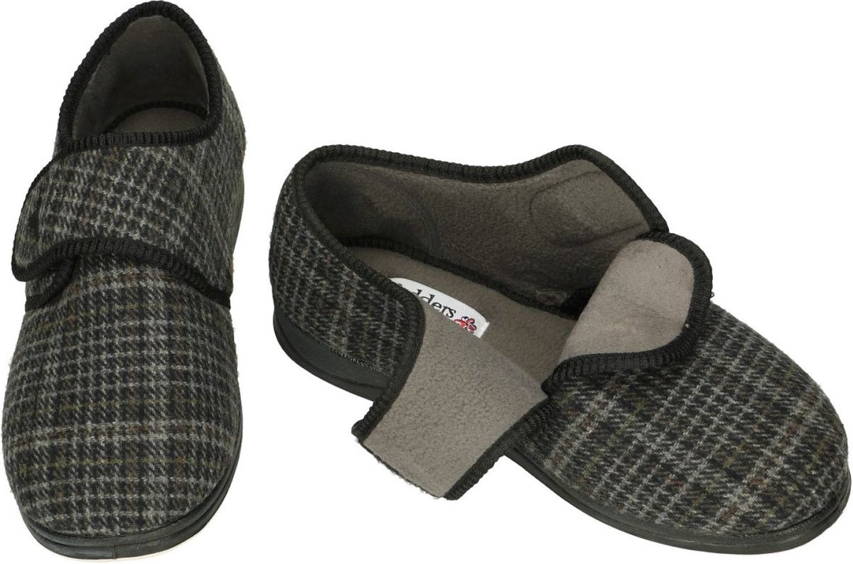 Padders -Heren - grijs donker - pantoffels & slippers - maat 44