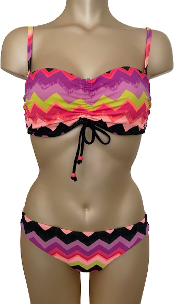 Seafolly - Soundwave - strapless bandeau bikiniset 36DD + 36 / 70DD + S