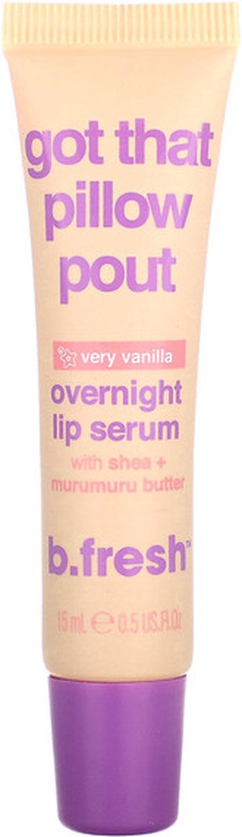 b.fresh, Got That Pillow Pout, Overnight Lip Serum, Very Vanille 15 ml