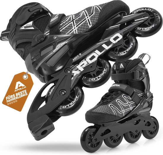 Apollo Rollers Air Flow X2 - Rollers en ligne rembourrés pour femmes et hommes, laçage rapide, tailles 37 à 45