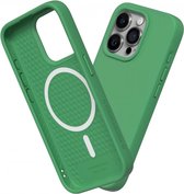 Rhinoshield Solidsuit Hoesje Geschikt voor Apple iPhone 15 Pro | Compatibel met MagSafe | Shockproof Back Cover | Leafy Green