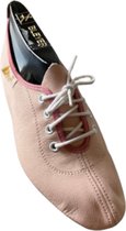 Bleyer - Jazz ballet pantoffel - Roze - Opgezette hak - maat 38