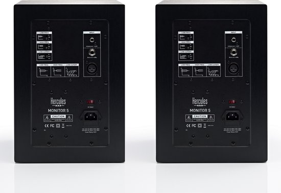 Hercules DJControl Inpulse T7 - DJ Controller + Hercules Monitor 5 - Monitor luidsprekers - Zwart - Hercules