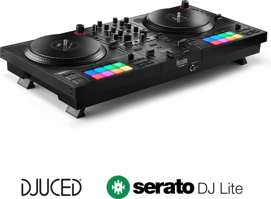 Hercules DJControl Inpulse T7 - DJ Controller + DJ Monitor 42 - DJ Speakerset - Zwart - Hercules