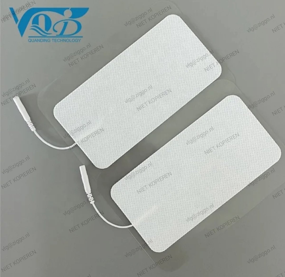 Goedkoopste Tens Spierstimulatie EMS Electrodes PADS zelfklevend - 10X5 cm 6 stuks 4 Gratis 5X5 pads