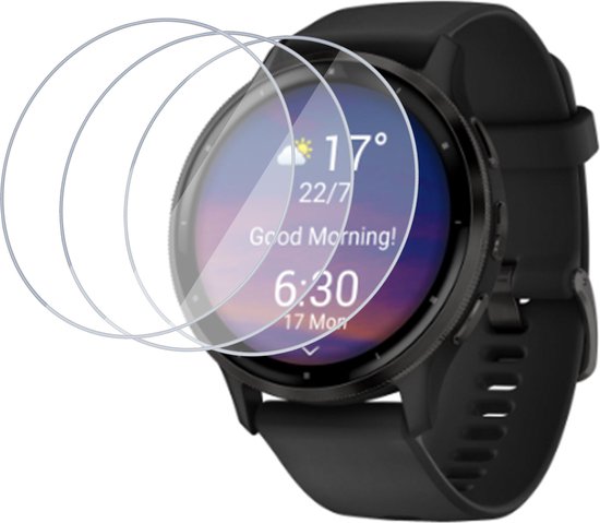 3x Geschikt voor Garmin Venu 3s Screenprotector - Folie Screen Protector Geschikt voor Garmin Venu 3s