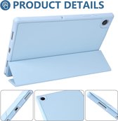 Étui pour tablette Samsung A8 - 10,5 pouces - Étui Smart Fold Tab A8 - Étui pour Samsung A8 (2020/2021/2022) - Convient pour Samsung Galaxy Tab A8 ( SM-X200 / SM-X205) - Blauw clair