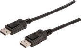 Digitus DisplayPort Aansluitkabel 3.00 m AK-340103-030-S Zwart [1x DisplayPort stekker - 1x DisplayPort stekker]