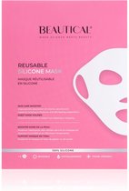 BEAUTICAL Reusable Silicone Mask - herbruikbaar siliconenmasker, sheet mask, gezichtsmasker, herstellend en efficient