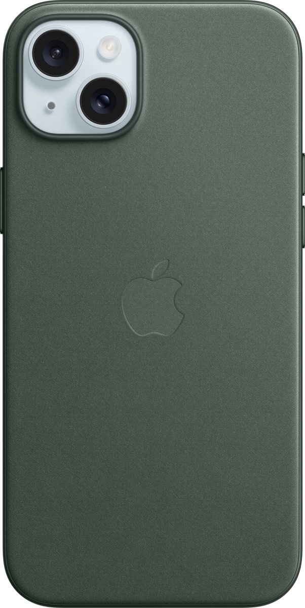 Apple FineWoven Case with MagSafe geschikt voor iPhone 15 Plus - Evergreen