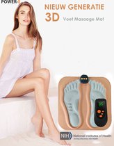 Power-8 JoyPad - Premium 3D Voet Massagemat met afstandsbediening - voetmassage - Stimuleert bloedsomloop - vermindert stress - voet massage Apparaat - EMS massage - helpt bij Ouderdomsklachten - massage apparaat - voetmassage apparaat - Bloedsomloop