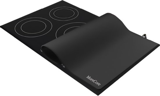 MoreCore Inductie Beschermer 60x51,5 - Inductie Afdekplaat – Inductie Mat - Spatscherm Keuken - Bakmat