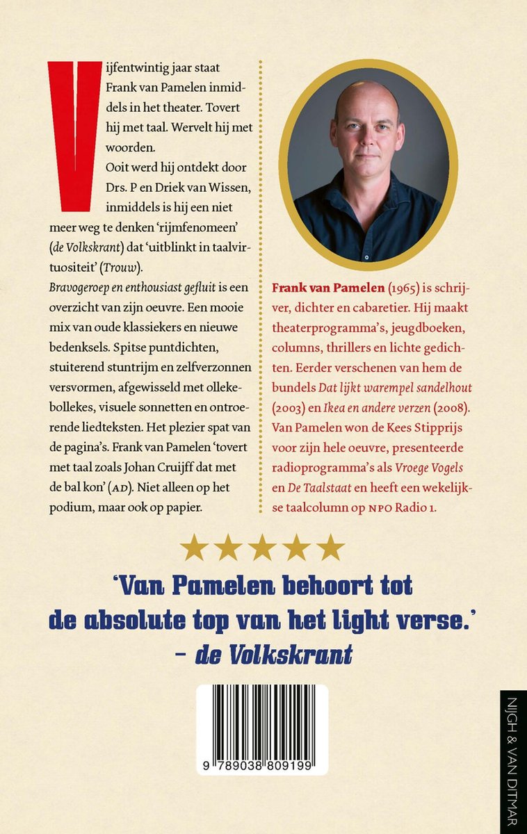 Bravogeroep en enthousiast gefluit - back cover
