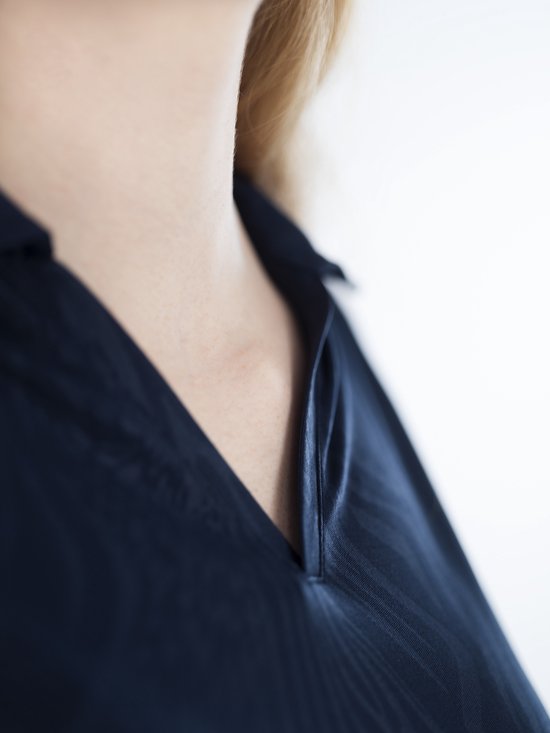 Func Factory dames Poloshirt Scale donkerblauw maat 46 van Func Factory — afbeelding 3