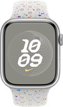 Origineel Apple Watch 1-9/SE/Ultra 49/45/44/42 Nike Band M/L Platinum