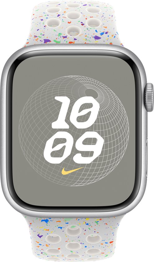 Apple Watch Pure Platinum Nike Sport Band - 45mm - M/L
