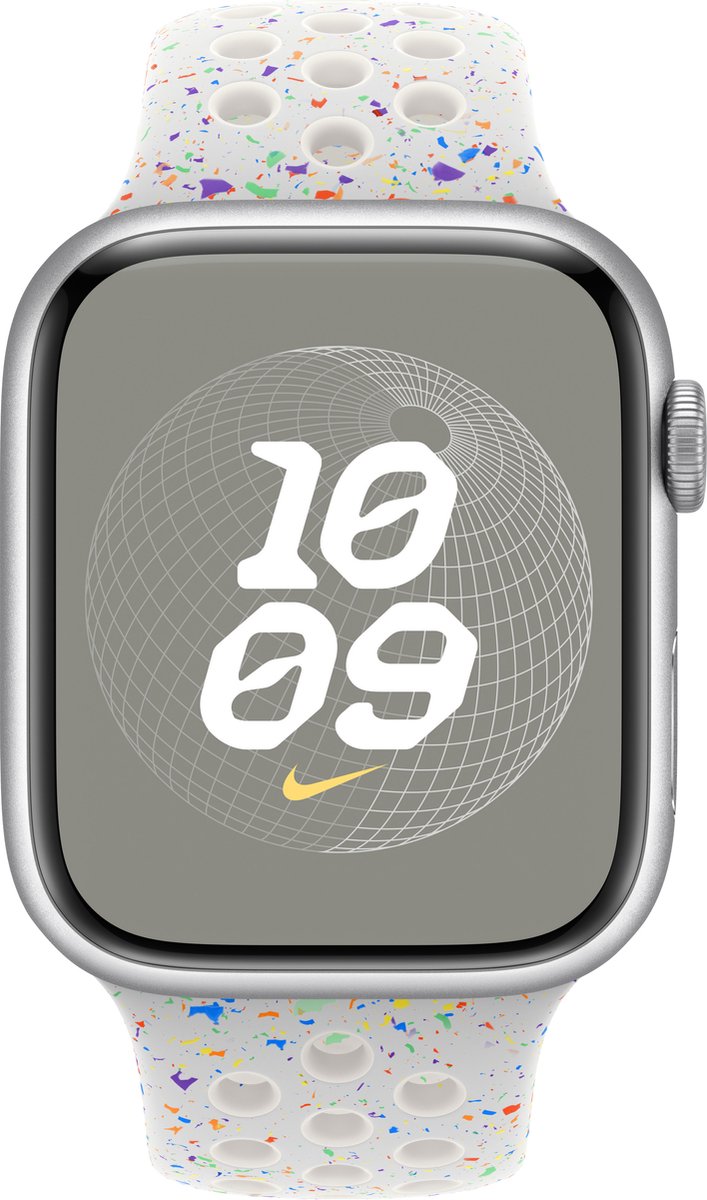 Apple Watch Pure Platinum Nike Sport Band - 45mm - S/M